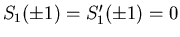 $S_{1}(\pm 1)=S_{1}'(\pm 1)=0$