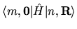 $\langle m,{\bf0} \vert {\hat H} \vert n,{\bf R}\rangle$