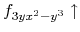 $f_{3yx^2-y^3}\uparrow$