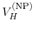 $V_{H}^{\rm (NP)}$