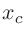 $x_{c}$