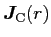 $\displaystyle {\boldsymbol J}_{\rm C}(r)$